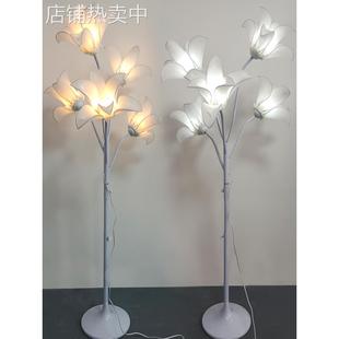 新款婚庆发光兰花路引灯婚礼舞台布置花朵铁艺灯光装饰摆件道具灯