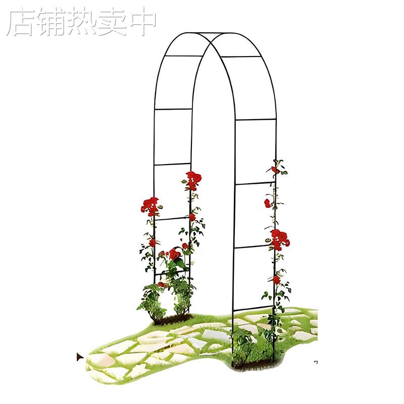 家用铁艺田园风格拱门装饰开业不止花园别墅美式爬藤架拱门婚前门