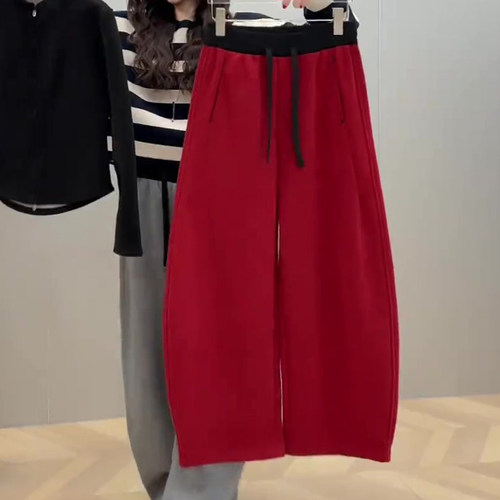 阔腿街头长裤2025春季新款休闲