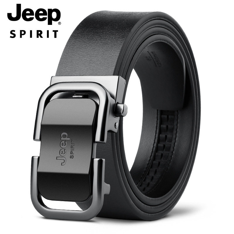 JEEP男士合金自动扣商务休闲腰带