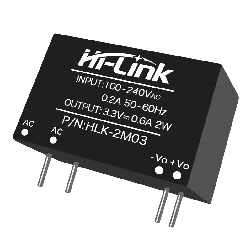 ACDC电源模块220V转5V12V24V隔离降压稳压2M03/05/09/12/15/24 2W