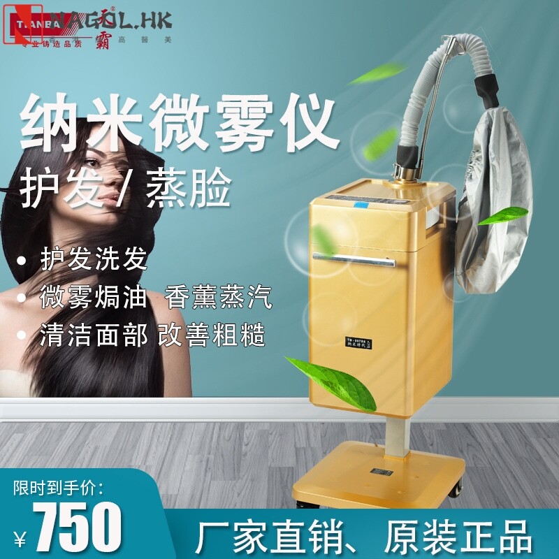 天霸美发头皮护理仪器 理发店加热机纳米喷雾机蒸汽洗头焗油机
