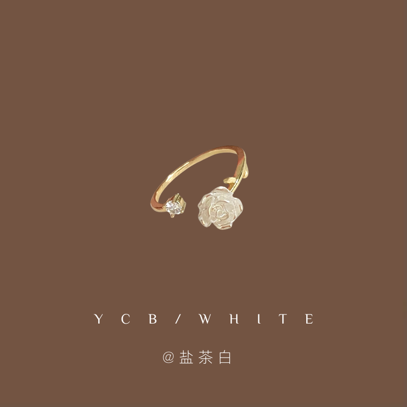 「半岛山茶花」戒指敲百搭！