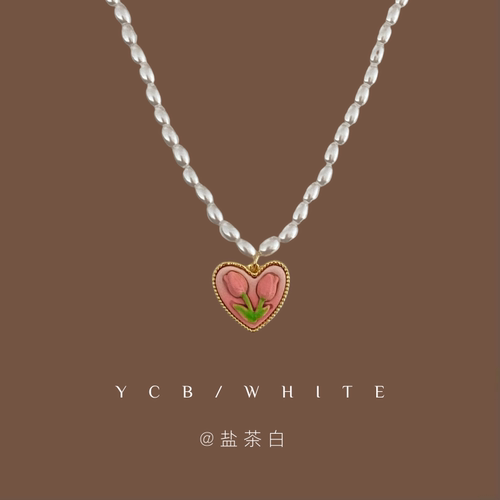 珍珠镀金女法式轻奢项链