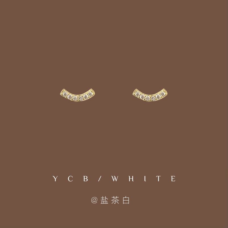 「双子」睡觉不用摘的耳钉子！