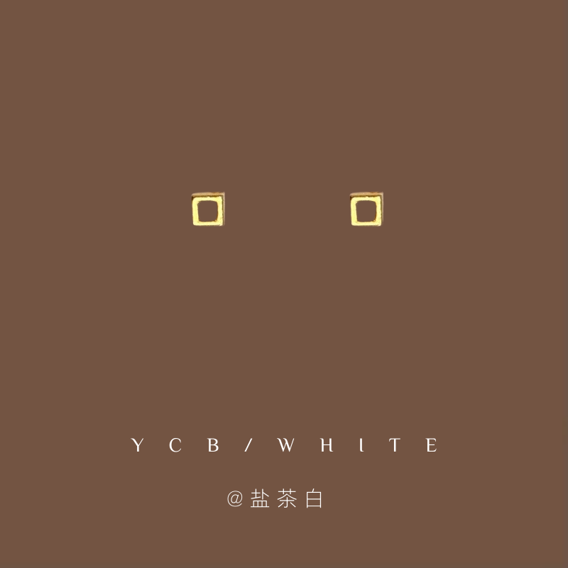 「小方糖」睡觉不用摘的mini小巧耳钉925纯银小众精致日常耳环,饰品/流行首饰/时尚饰品新,耳钉,淘宝优惠券,粉丝福利购,淘宝优惠卷