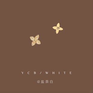 「赫本千金」法式 气质百搭花朵耳钉925纯银小众设计感精致耳环