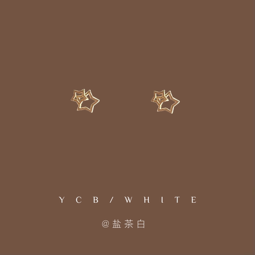 「双子星」mini小耳钉！