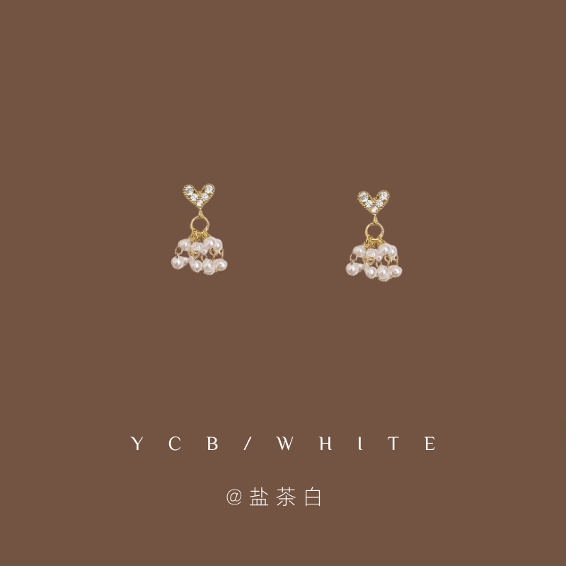 「梦游爱丽丝」爱心流苏耳环！