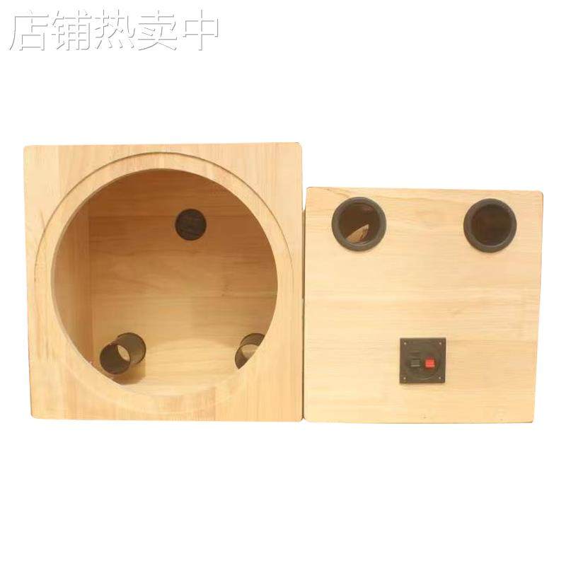汽车音响实木箱低音炮箱8寸10寸12寸喇叭空箱体改装喇叭音箱家用