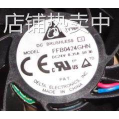 台达DELTA 4CM DC24V 0.35A 4028风扇 FFB0424GHN 3线 正品