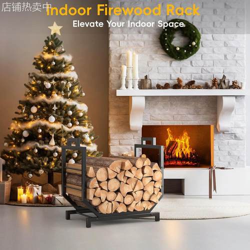 跨境户外柴火架露营木柴堆放架木柴整理摆放架收纳架