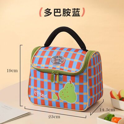 放饭盒的手提袋保温便当袋子上班族学生带饭加厚铝箔饭包午餐长效