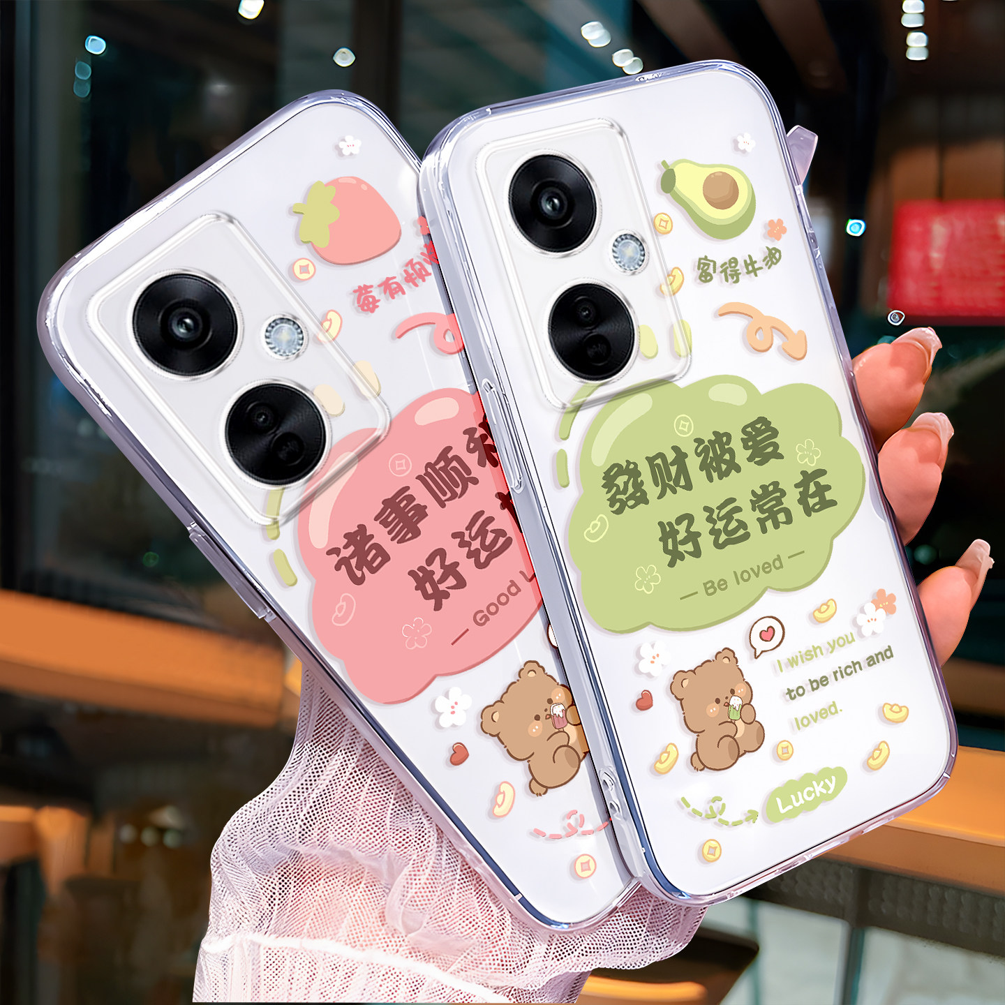 适用于oppok11可爱风手机壳