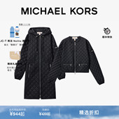 MICHAEL KORS 女士绗缝机车夹克外套