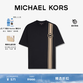 KORS 棉质条纹男士 MICHAEL 短袖 T恤