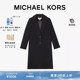两件折上折 MICHAEL KORS 女士翻领纽扣毛呢大衣外套