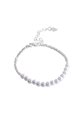 那片海珍珠碎银子手链女