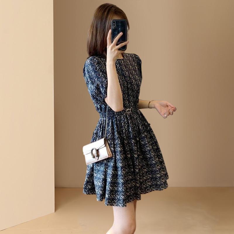  Flower Dress [Counter Ocean temperament foreign trade large size/high -end international big -name clearance explosion/Guangzhou 13 -line European goods European station/lady large size]+M  