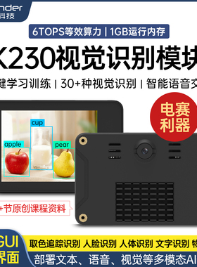 幻尔 K230视觉模块AI大模型开发板CanMV摄像头AI大模型K210传感器