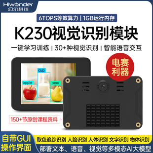 幻尔 K230视觉模块AI大模型开发板CanMV摄像头AI大模型K210传感器