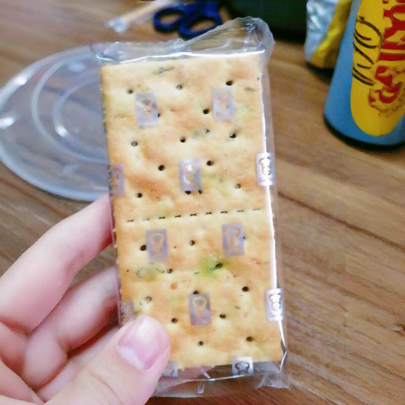 嘉顿蔬菜味梳打饼干460g代餐苏打饼干香葱咸味小吃健康儿童零食品