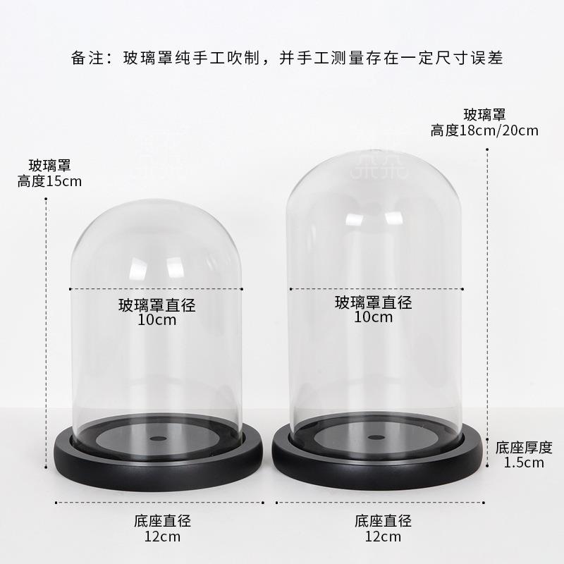 永生花盒情人节礼盒透明亚克力盒子项链吊坠戒指盒玫瑰花礼盒图片