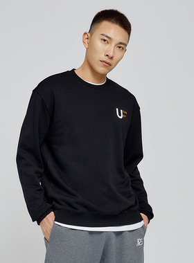 Jumpstart U CAN U UP印花圆领卫衣 篮球训练休闲运动衫男上衣