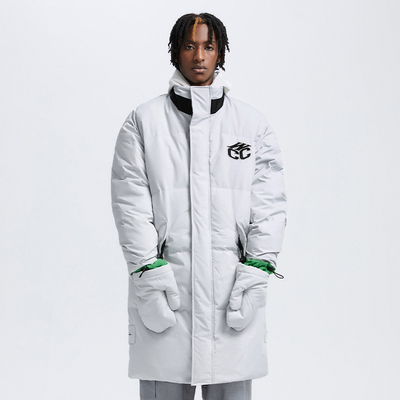 JRS中长款加厚防风羽绒服男款