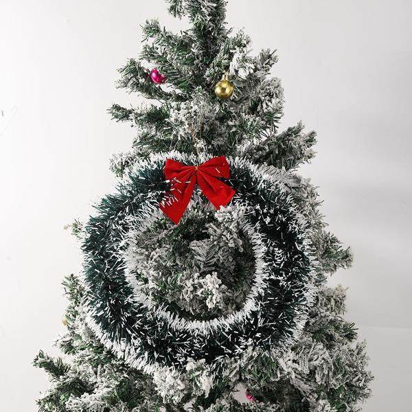 跨境热销圣诞装饰花环蝴蝶结仿真门饰装饰挂件圣诞节圣诞树装饰品