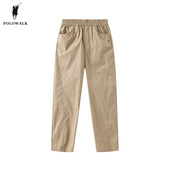 男童休闲裤 运动百搭长裤 夏季 保罗儿童卡其工装 子 新款 POLOWALK童装