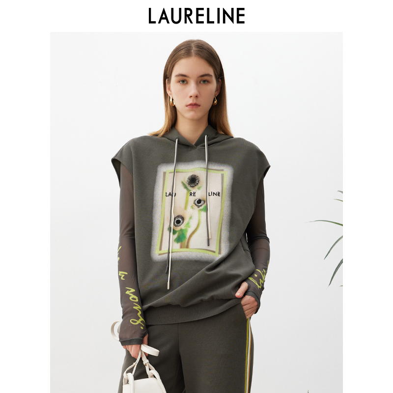 LAURELINE/洛瑞琳短卫衣