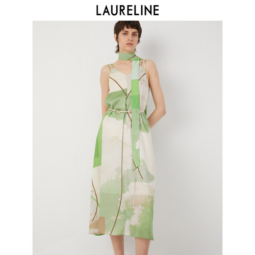 LAURELINE/洛瑞琳梭织连衣裙