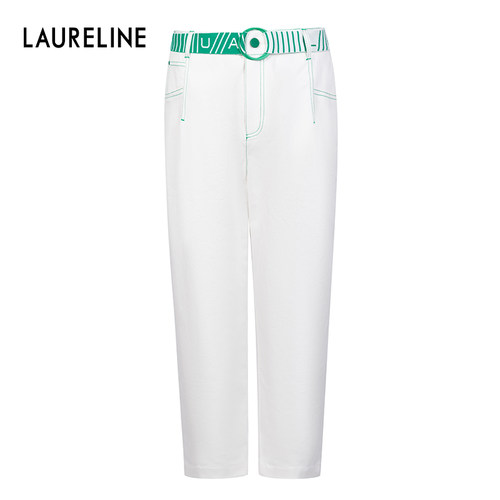 LAURELINE/洛瑞琳显瘦百搭裤子年春季新款职场通勤流行长裤女