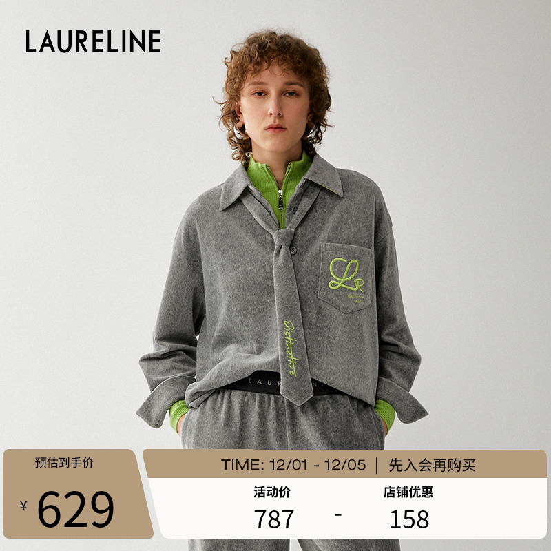 灯芯绒上衣外套洛瑞琳新款宽松