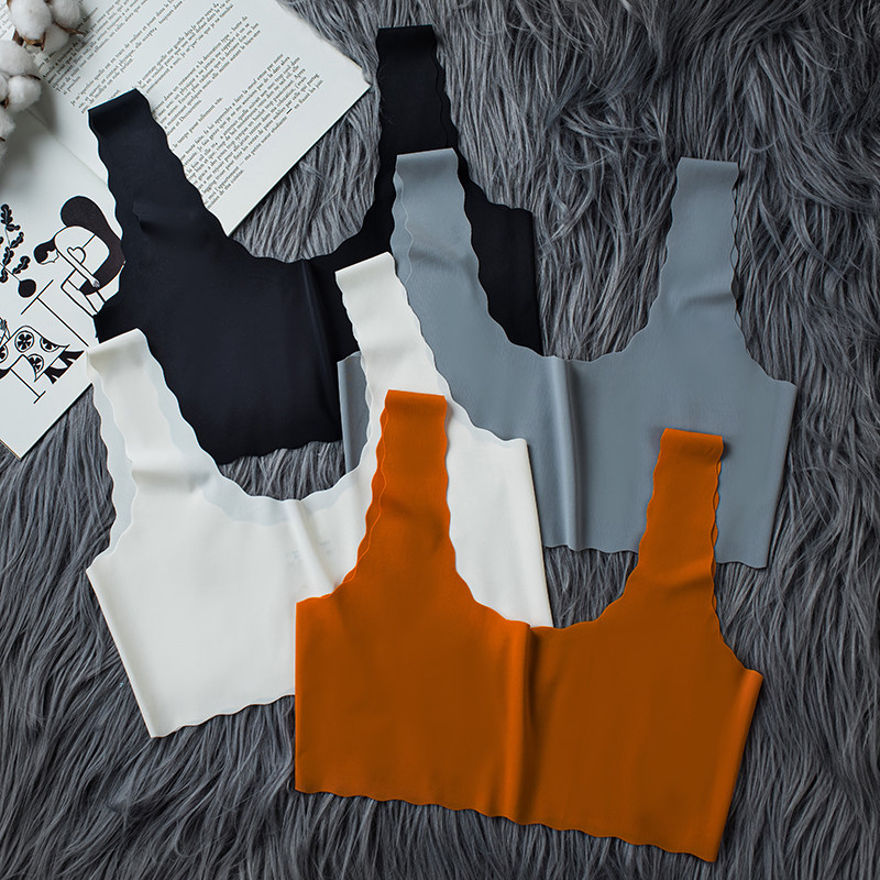 女童冰丝无痕内衣发育期学生吊带背心女8-16岁儿童文胸夏季薄款