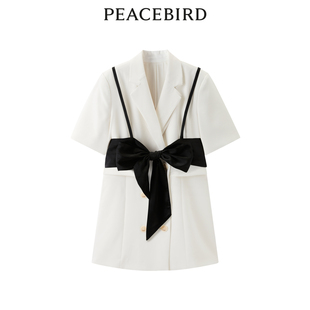 式 太平鸟女装 品质西装 新款 连衣裙A1FAD2E06 夏季