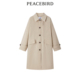 新款 太平鸟女装 春季 翻领风衣A1BEE1460