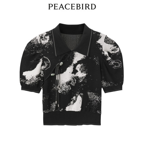 PEACEBIRD/太平鸟新中式套衫