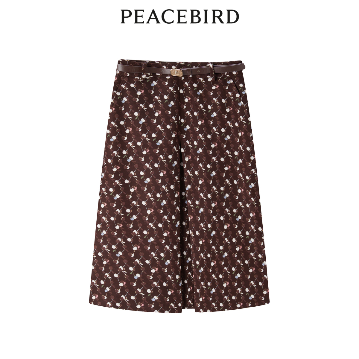 PEACEBIRD/太平鸟品质印花长裙