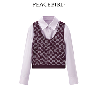 A3CAD4407 两件套衬衫 太平鸟女装 年冬季