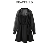 假两件式 太平鸟女装 夏季 连衣裙A1FAE251289