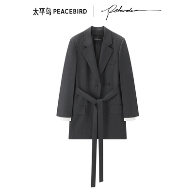 【大师系列】Peter Do联名太平鸟商场同款系带收腰西装A1BAF3447