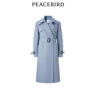 品质长款 新款 风衣A1BEE1384 2024年春季 太平鸟女装