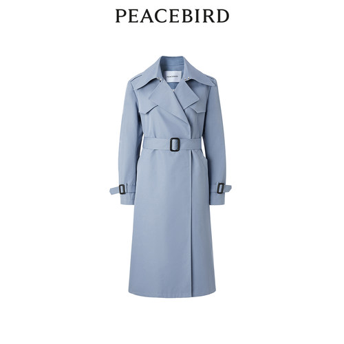 PEACEBIRD/太平鸟长款品质风衣