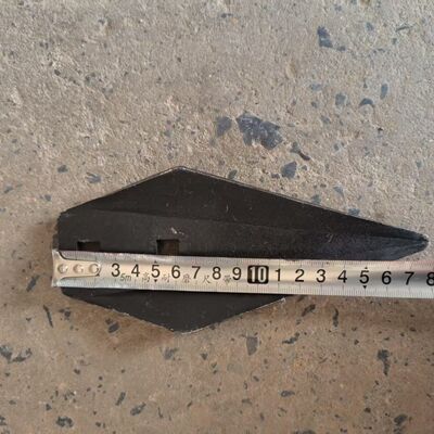 耘锄头播种机扁铁小麦防拉弯耘锄宽幅开沟楼腿施肥耘锄尖云锄尖