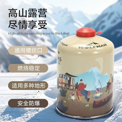 户外燃气炉高山气罐扁旅