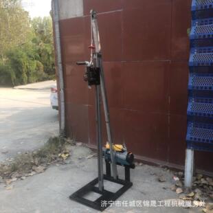 遥控升降打井机 家用架子式打井机 打井神器 沙土地60米打井设备