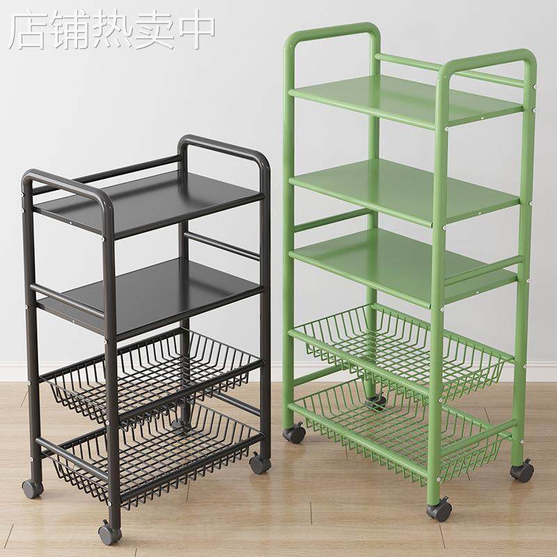 厨房置物架落地多层小推车多功能蔬菜篮筐零食收纳储物货架圣万百,收纳整理,书桌收纳置物架,淘宝优惠券,粉丝福利购,淘宝优惠卷