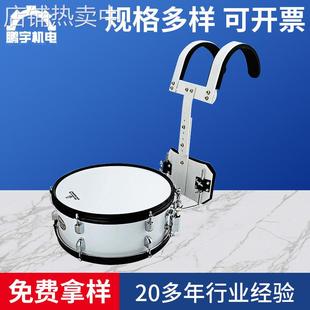 厂家生产 行进小军鼓背架 铝合金白色定 制背架 乐器配件加工现货